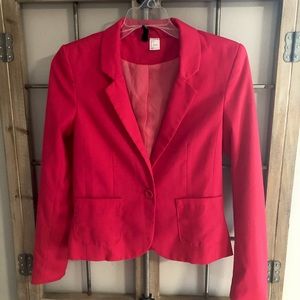 H&M Hot Pink Blazer Size 6